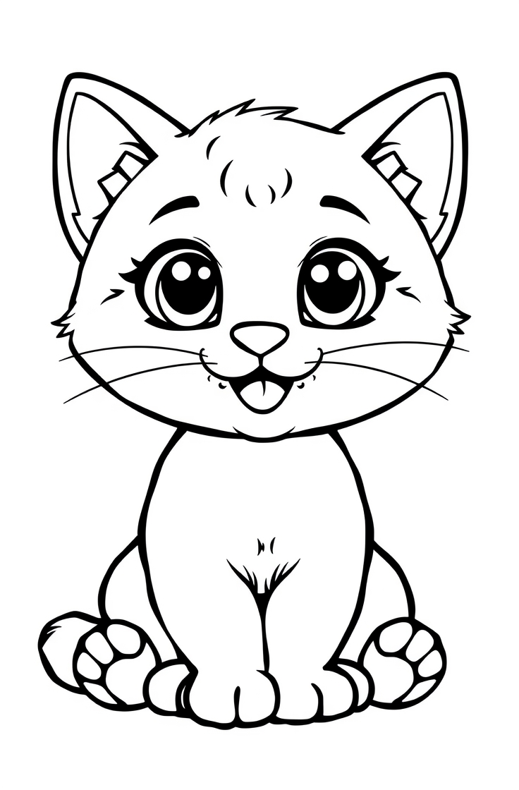 31 kitty coloring pages