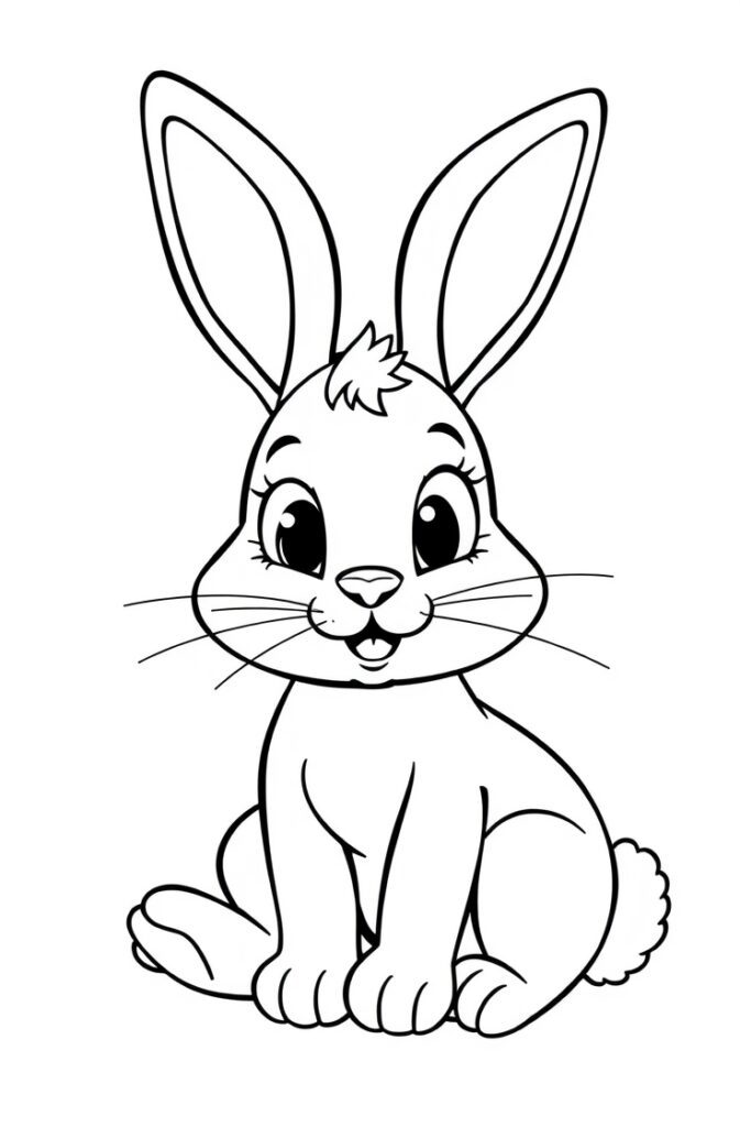 rabbit coloring pages