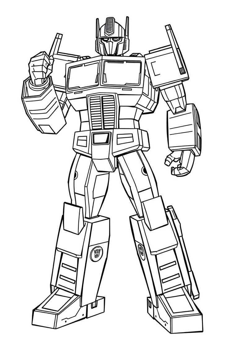 transformers coloring pages