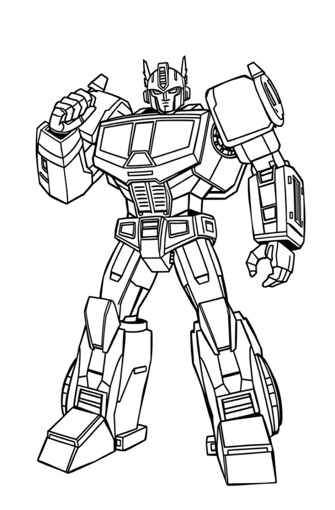 transformers coloring pages