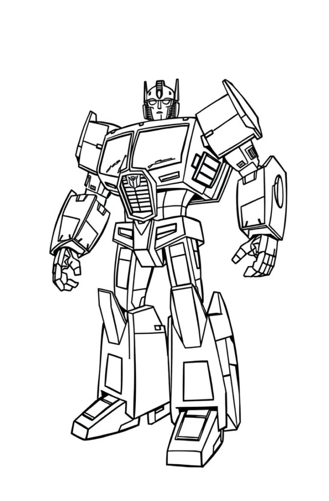 transformers coloring pages