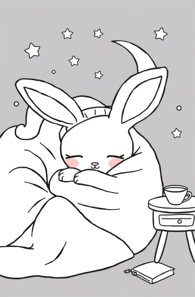bunny coloring pages