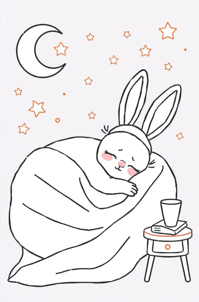 bunny coloring pages