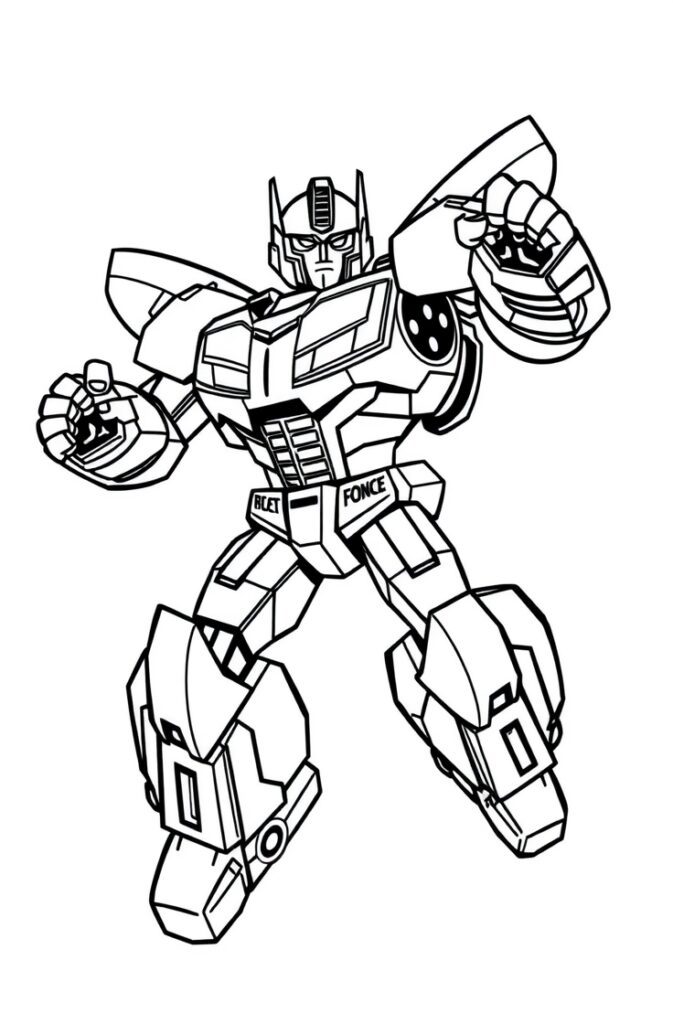 transformers coloring pages