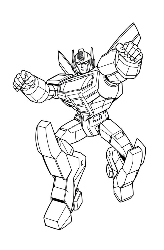 transformers coloring pages