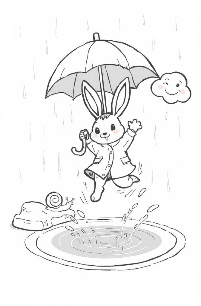 bunny coloring pages