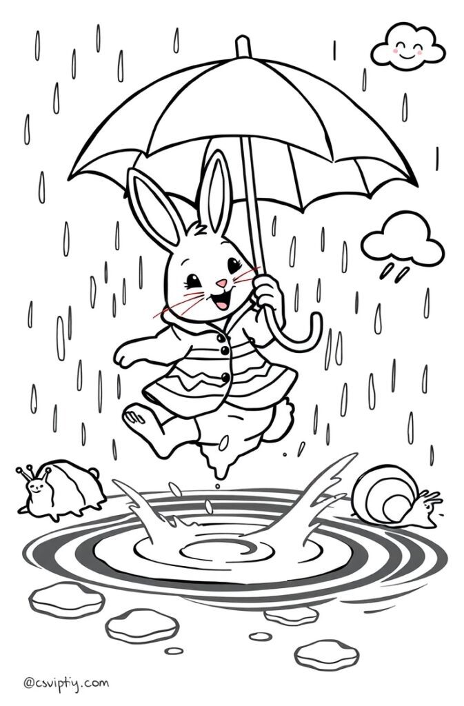 bunny coloring pages