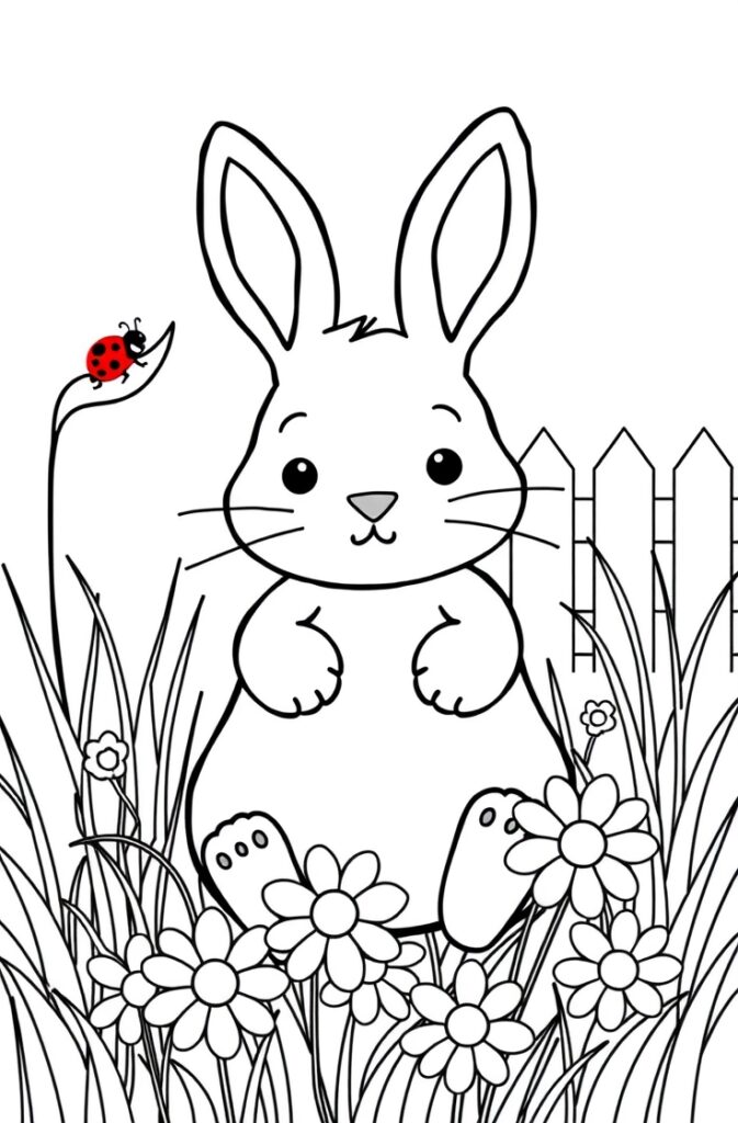 bunny coloring pages
