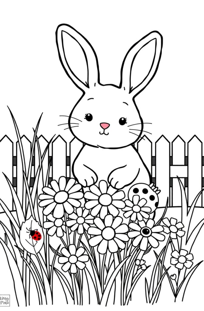 bunny coloring pages