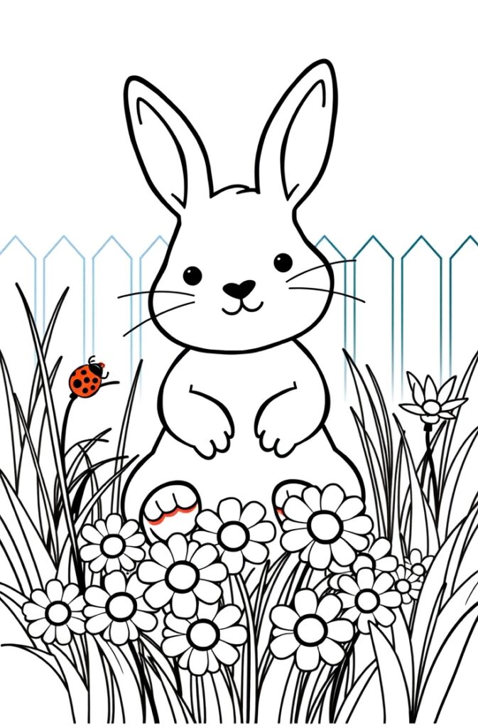 bunny coloring pages