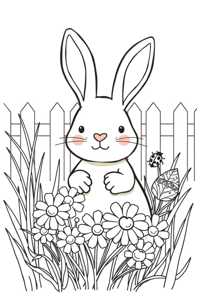 bunny coloring pages