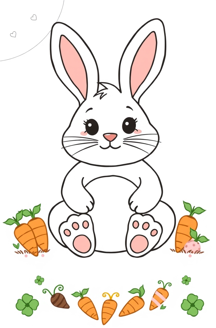 bunny coloring pages
