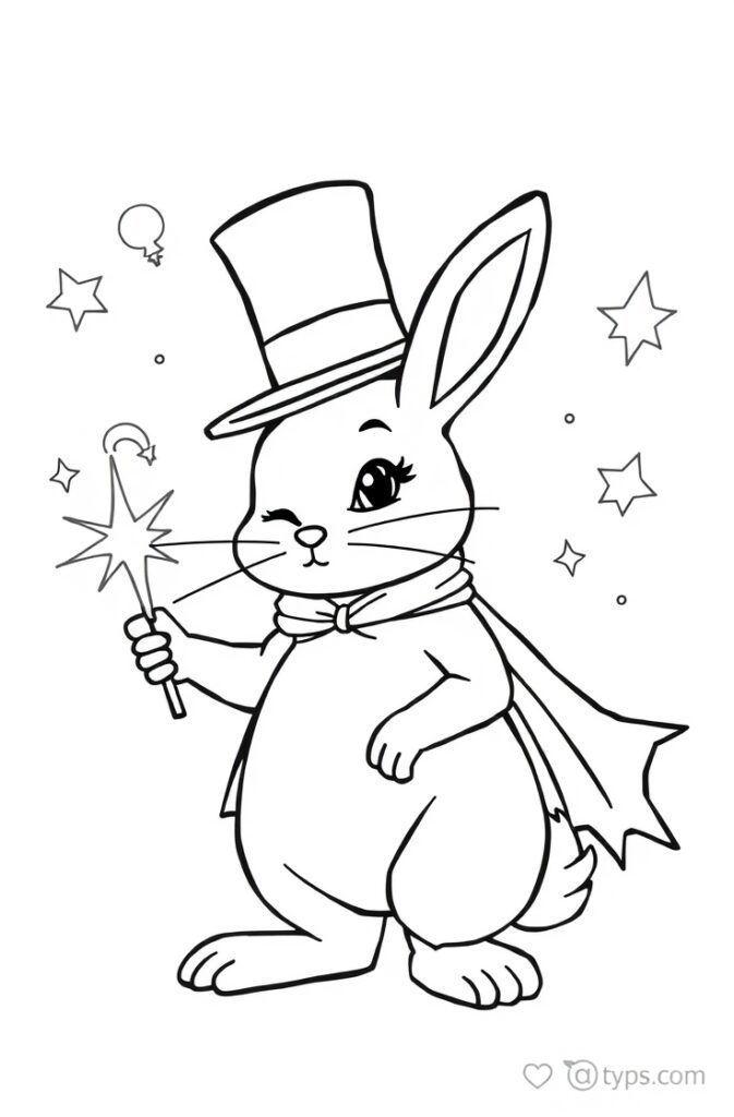 bunny coloring pages