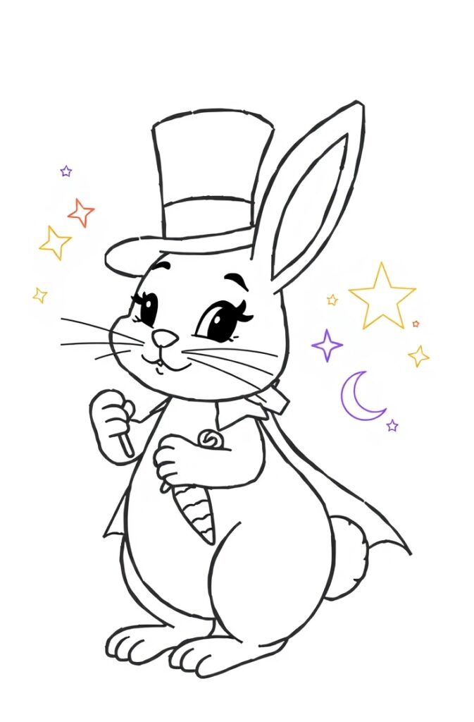 bunny coloring pages