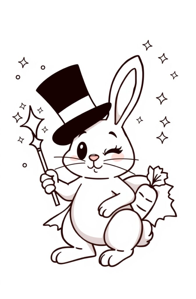 bunny coloring pages