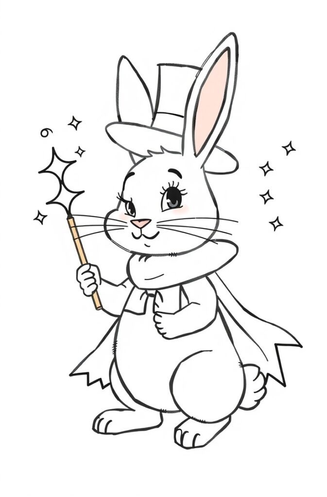 bunny coloring pages