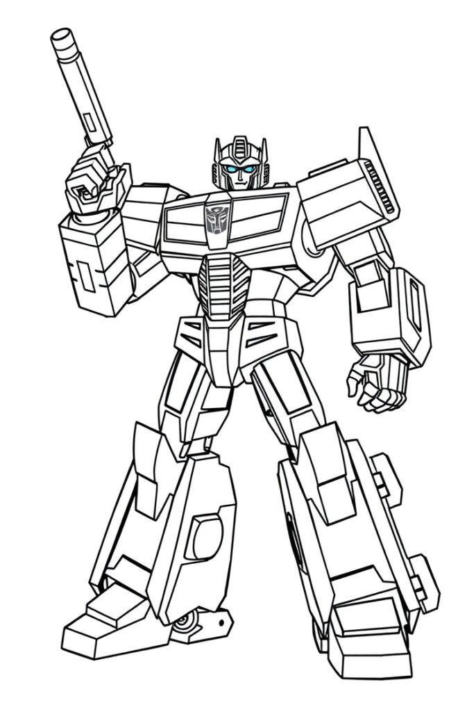 transformers coloring pages