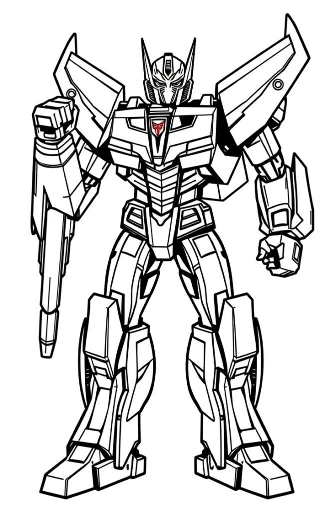 transformers coloring pages