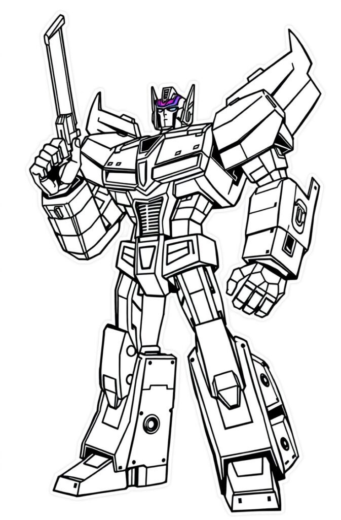 transformers coloring pages