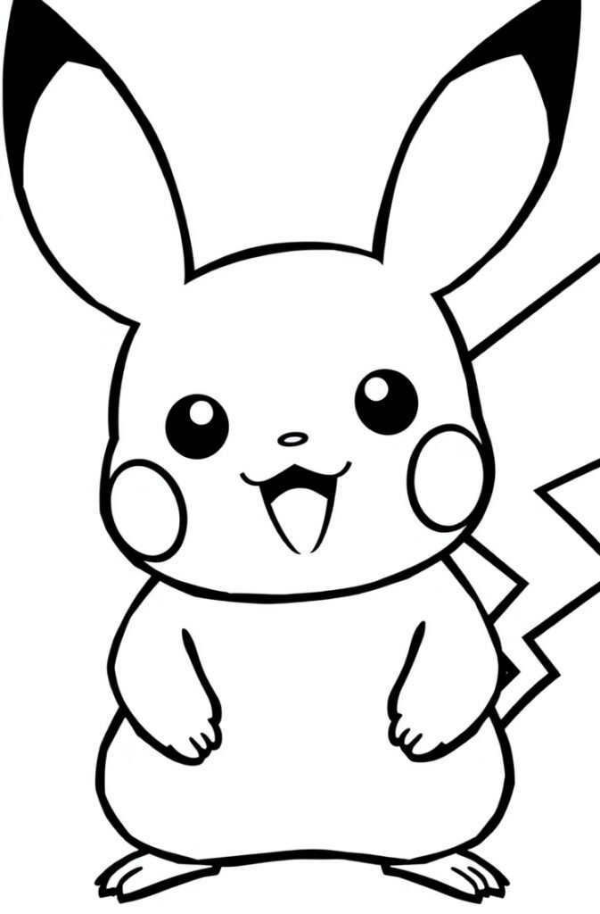pikachu coloring pages