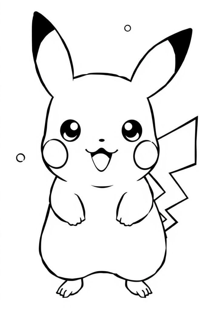 pikachu coloring pages