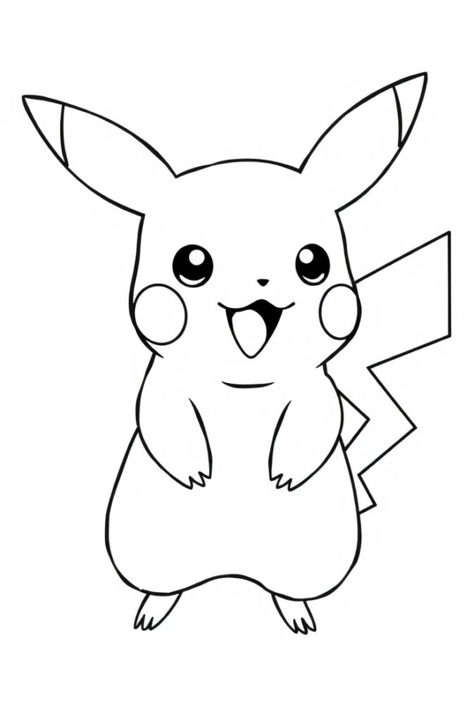 pikachu coloring pages