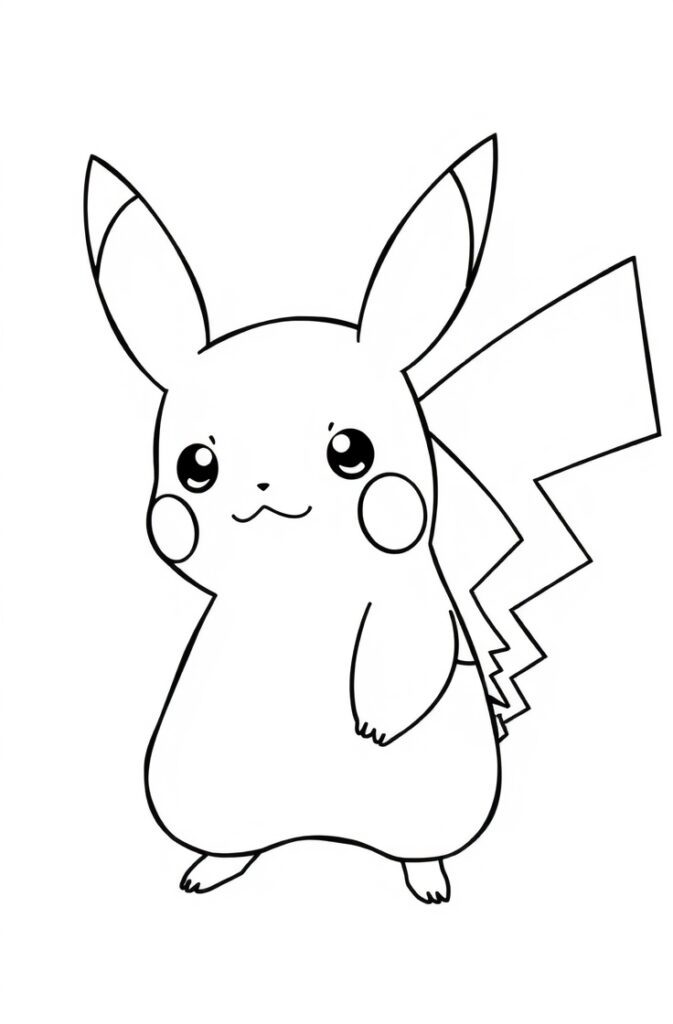 pikachu coloring pages