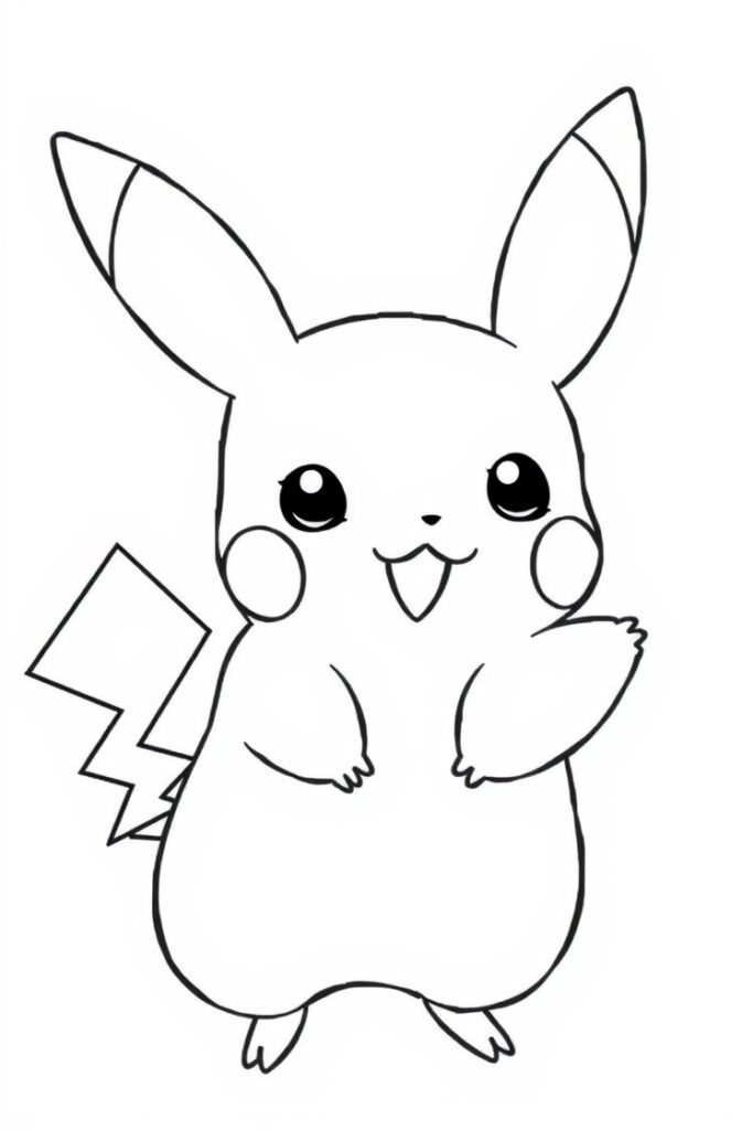 pikachu coloring pages