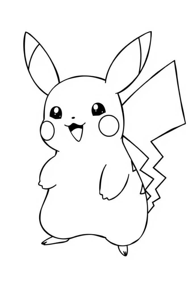 pikachu coloring pages