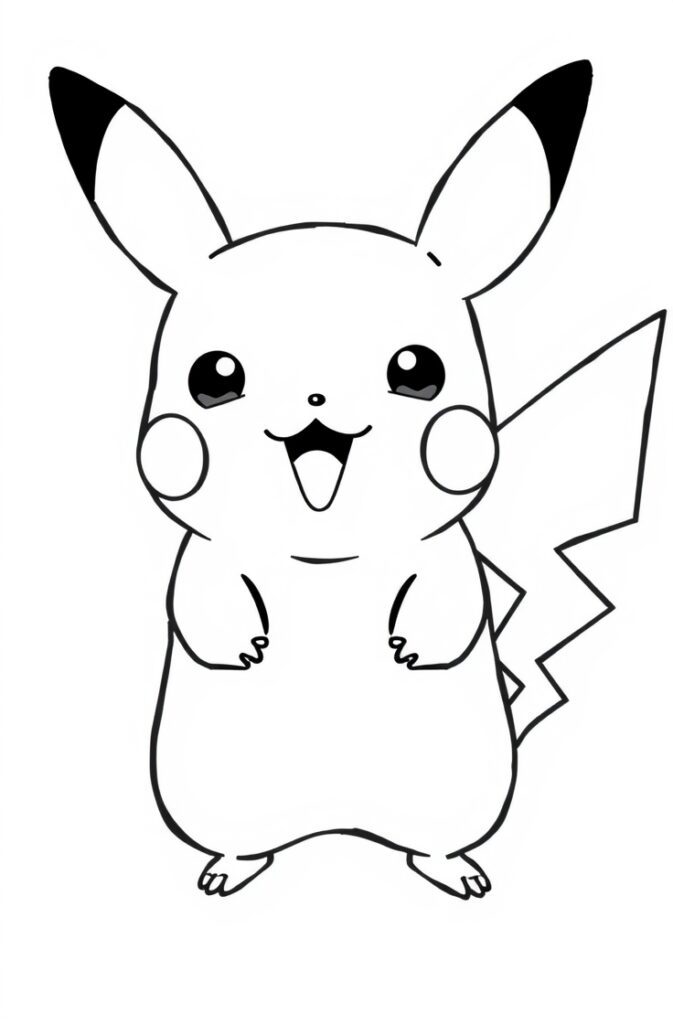 pikachu coloring pages