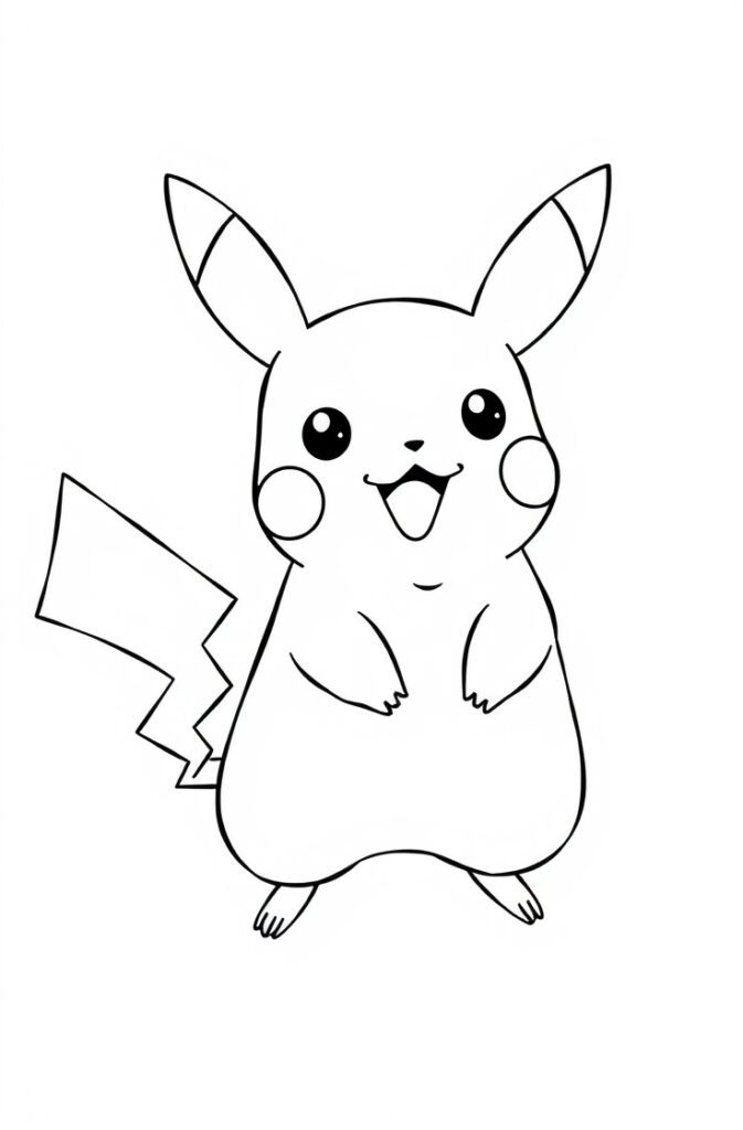 pikachu coloring pages