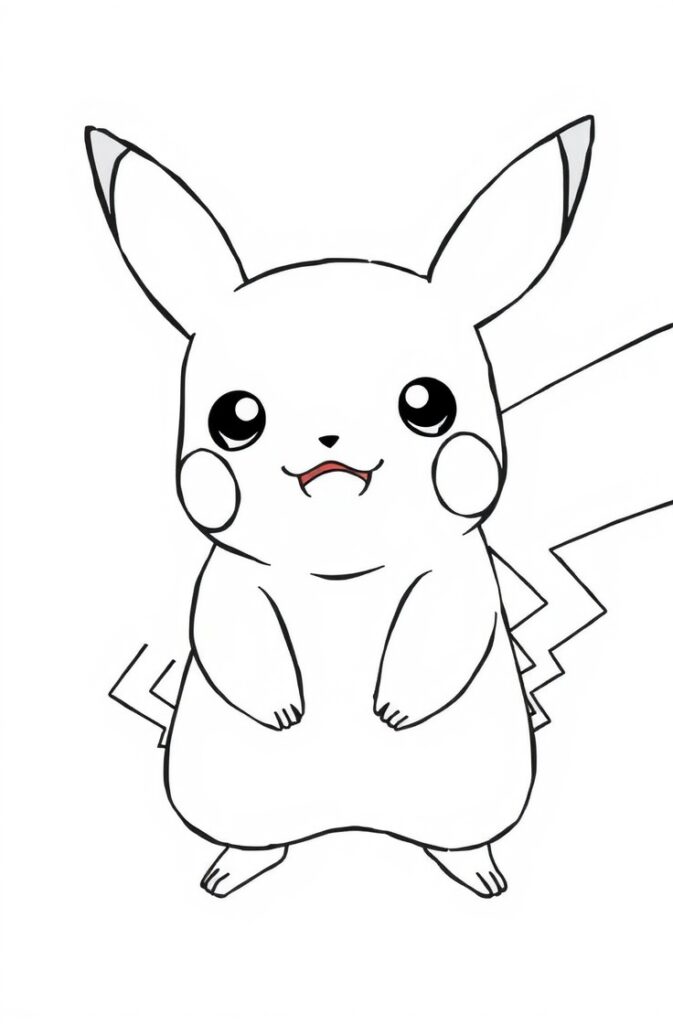 pikachu coloring pages