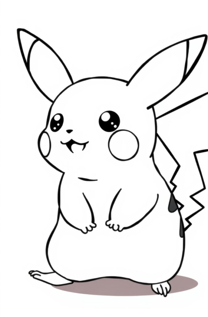pikachu coloring pages