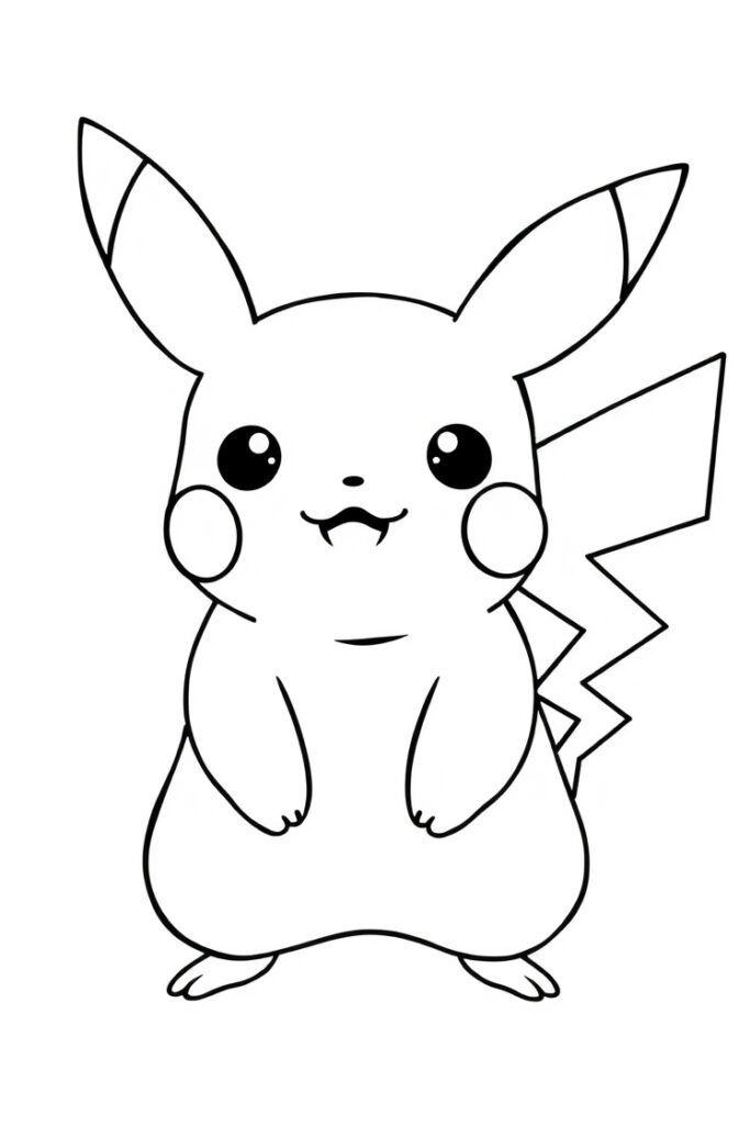 pikachu coloring pages