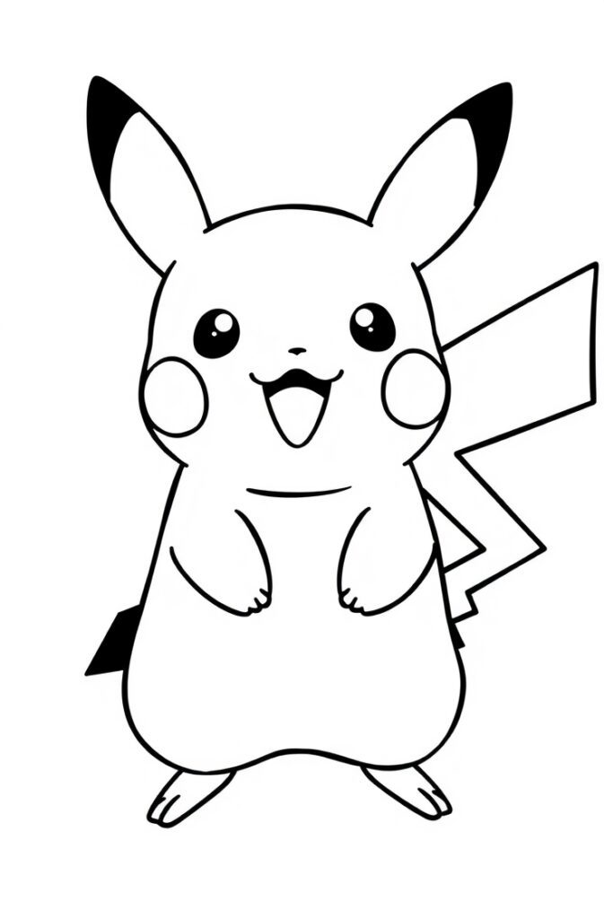 pikachu coloring pages