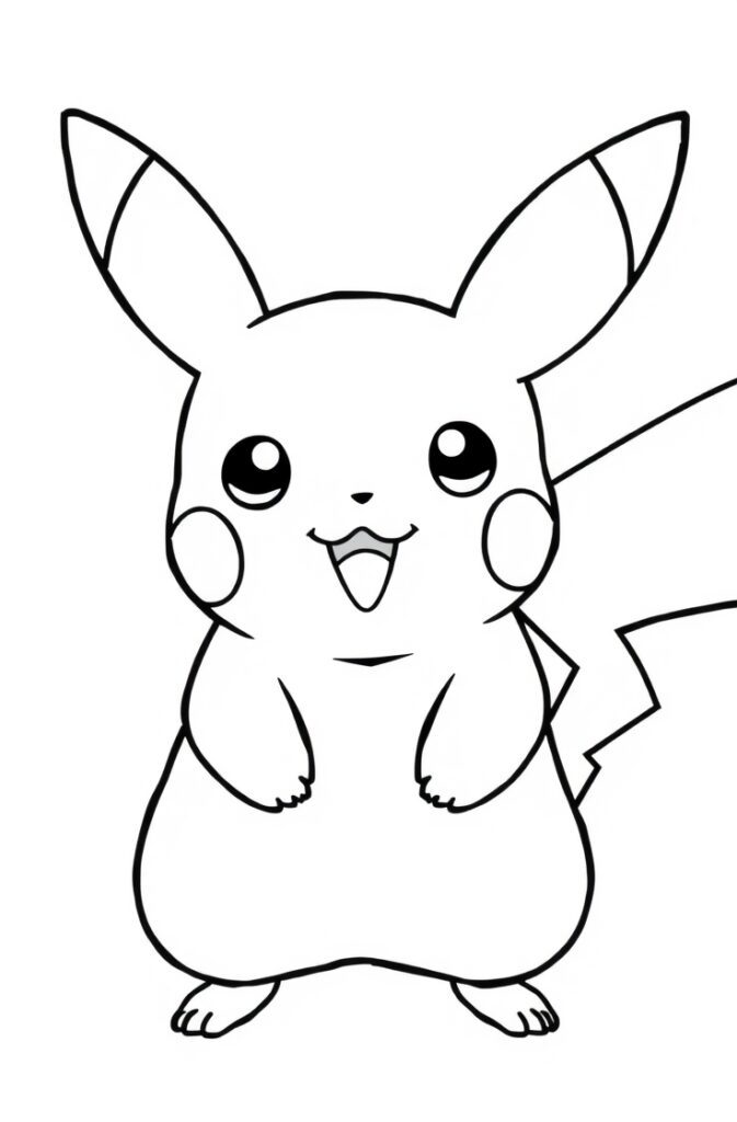 pikachu coloring pages