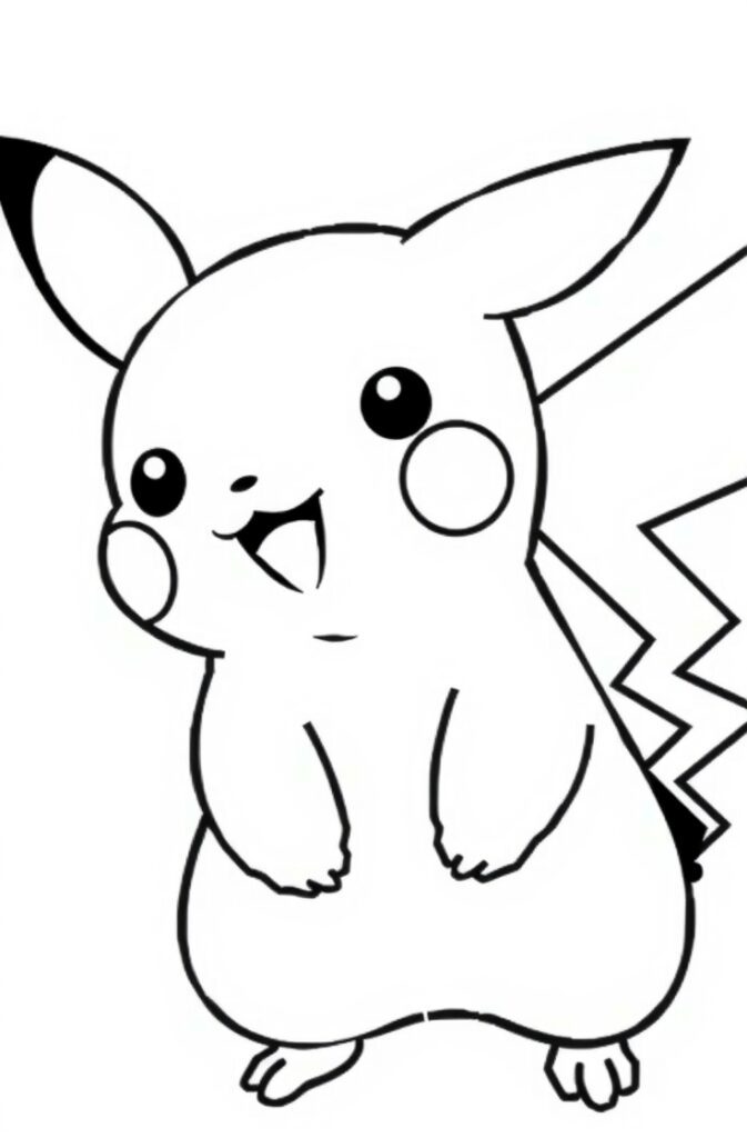 pikachu coloring pages