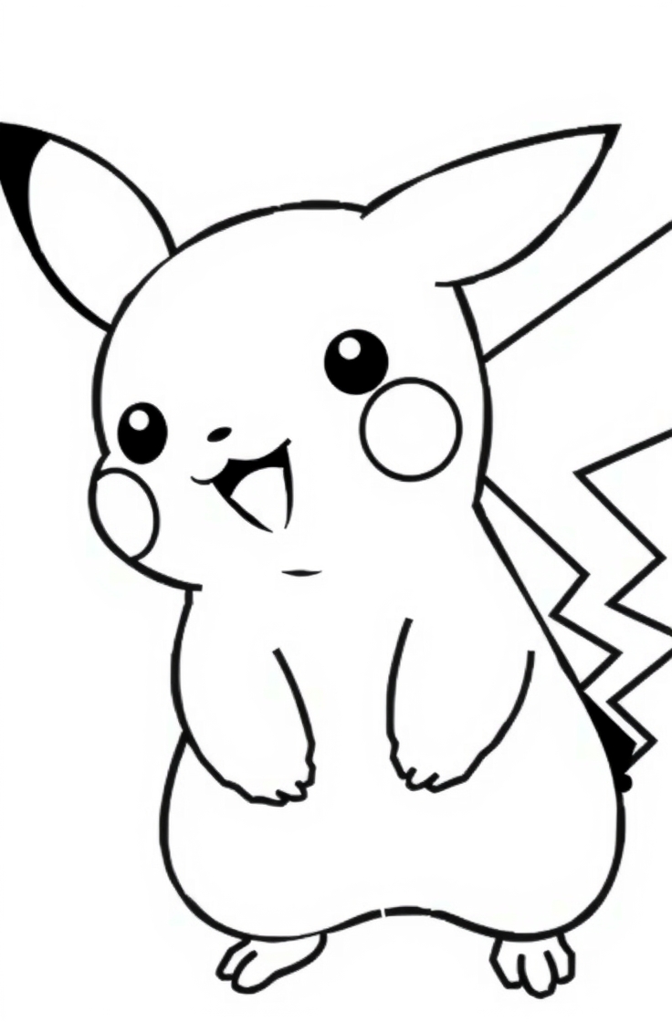 pikachu coloring pages