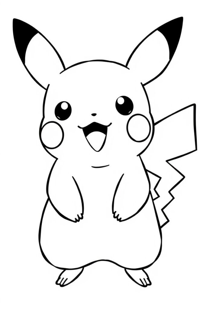 pikachu coloring pages