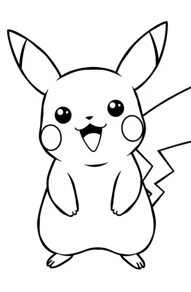 pikachu coloring pages