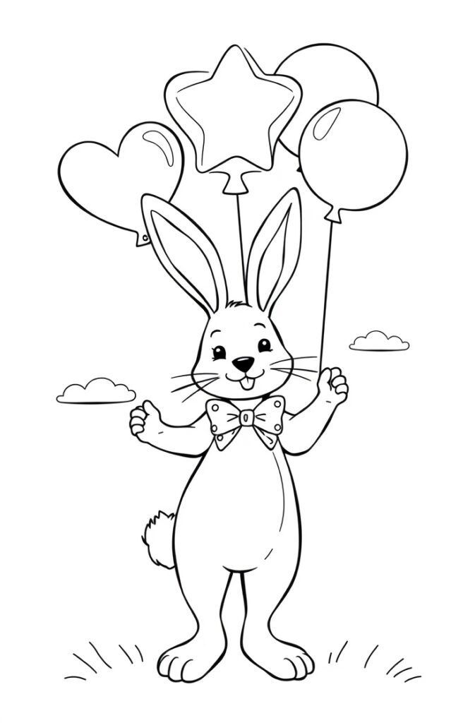bunny coloring pages