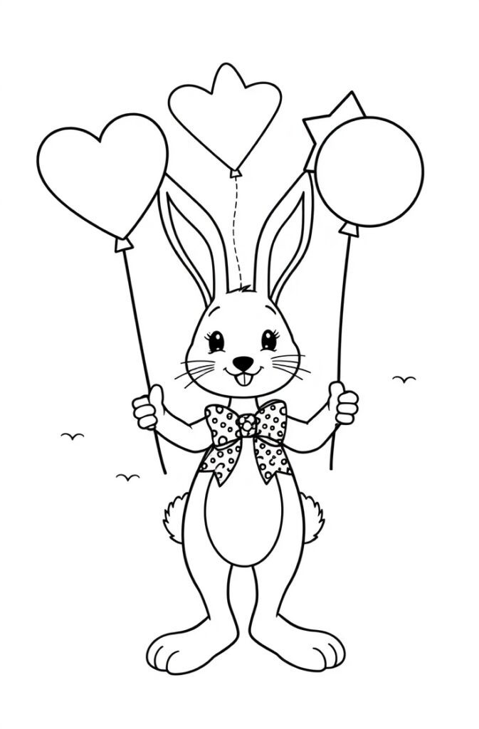 bunny coloring pages