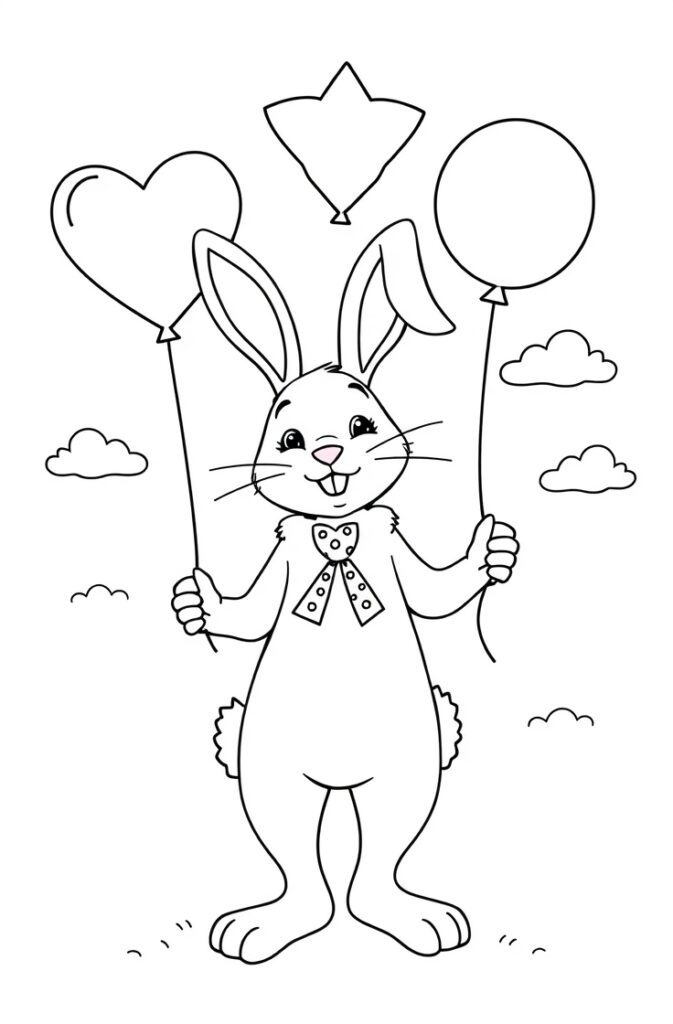 bunny coloring pages