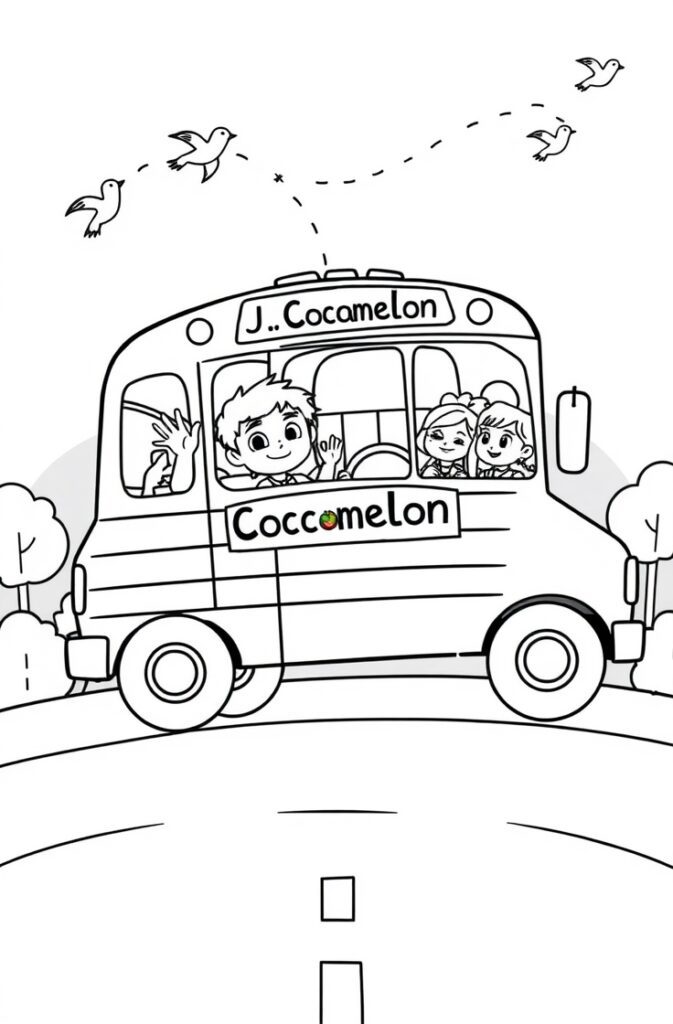 cocomelon coloring pages