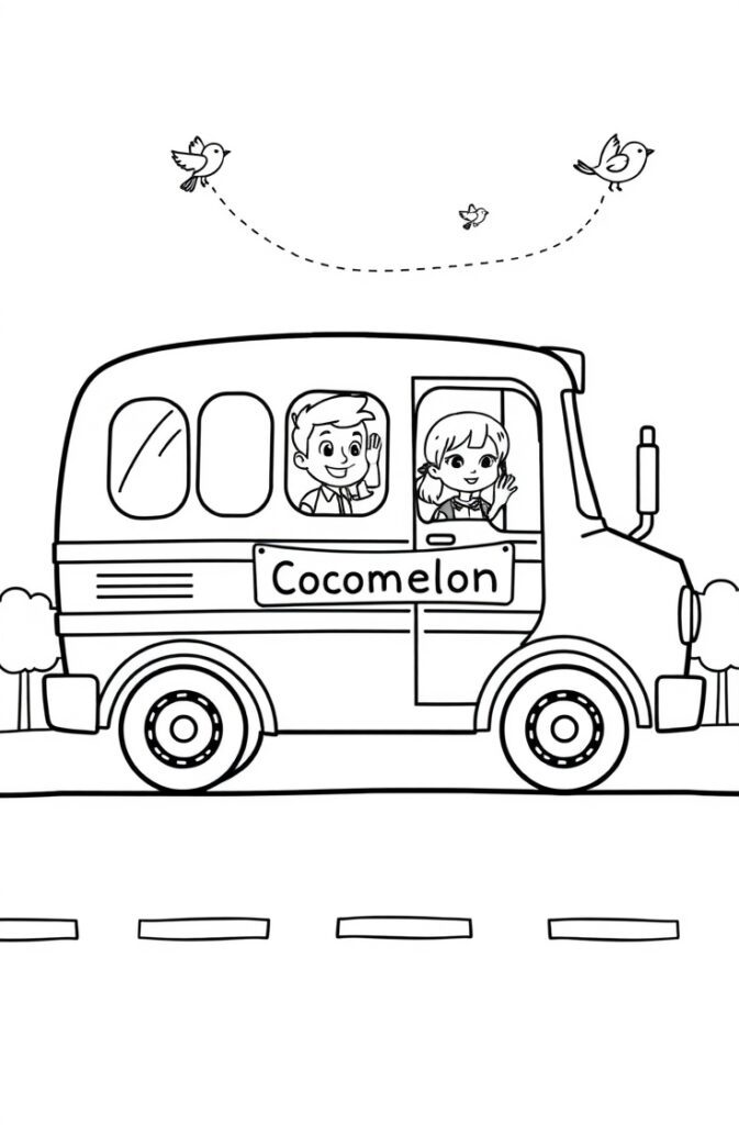 cocomelon coloring pages