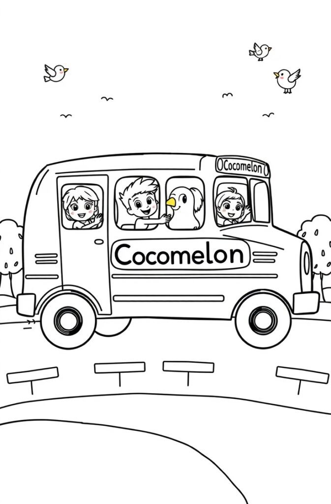 cocomelon coloring pages