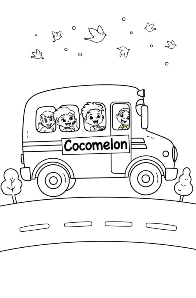 cocomelon coloring pages