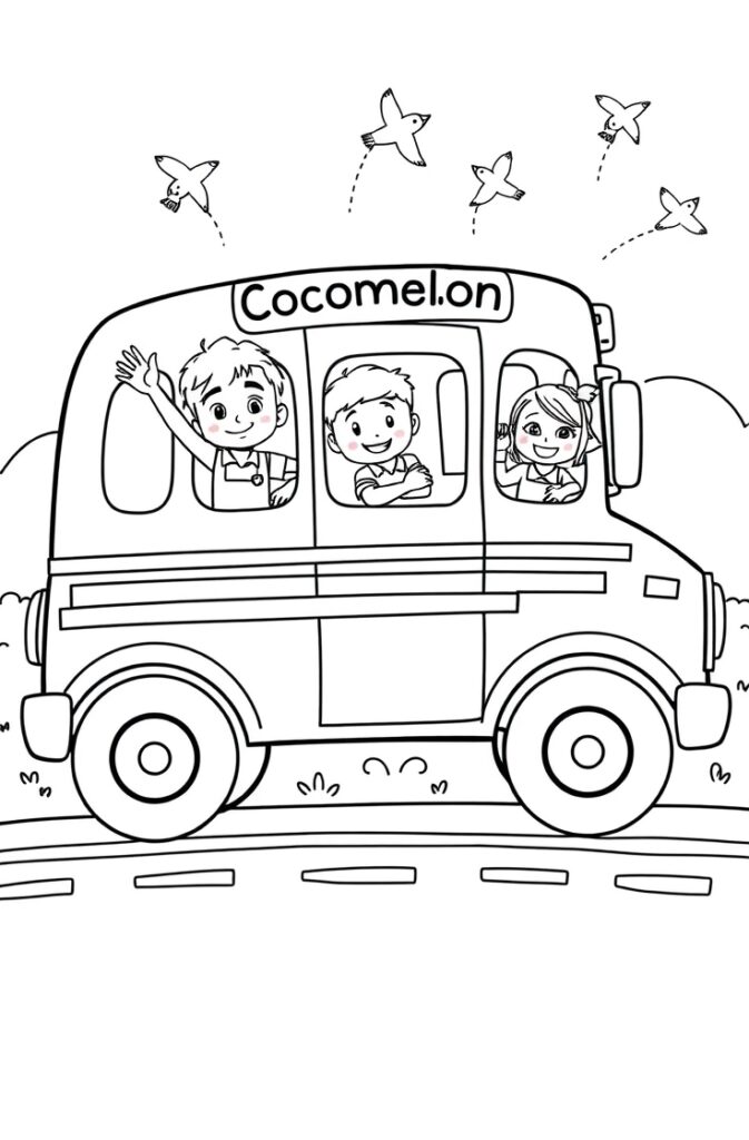 cocomelon coloring pages