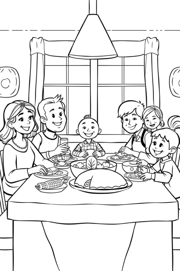 thanksgiving coloring pages (20 pages)​