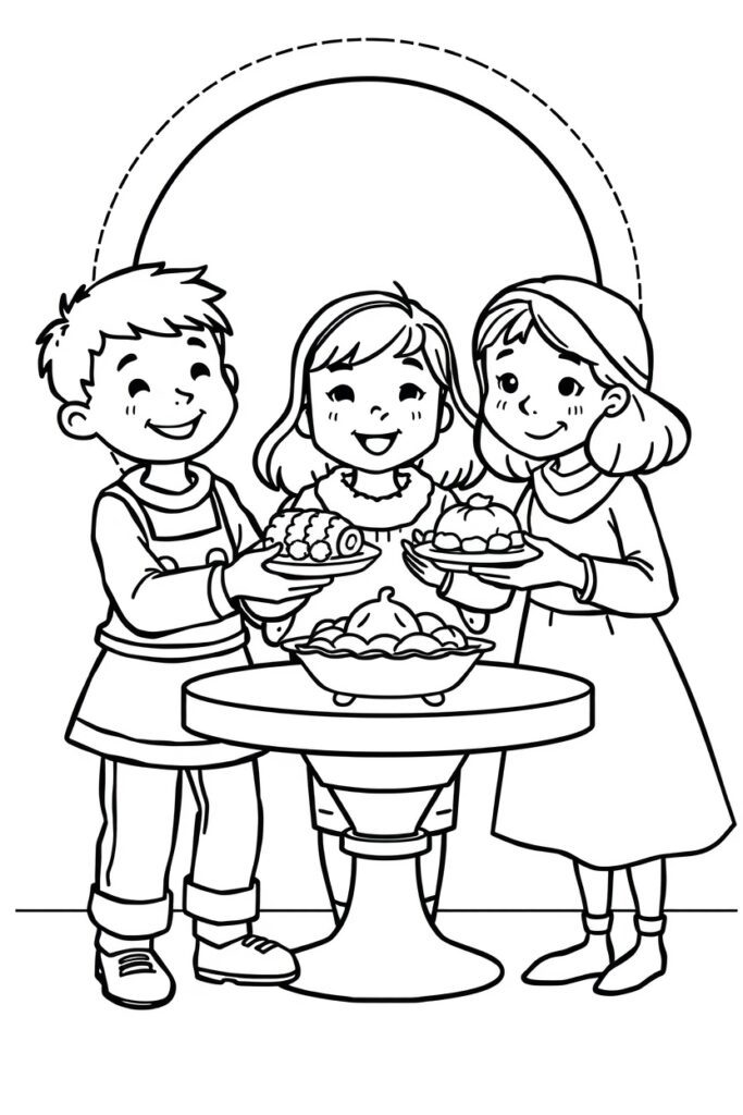 thanksgiving coloring pages (20 pages)​